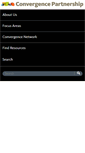 Mobile Screenshot of convergencepartnership.org